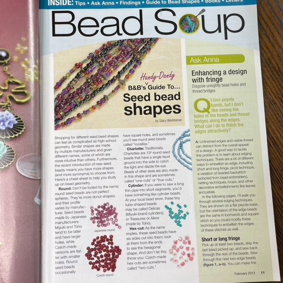 Bead & Button Magazine Jewelry Crafting Book u February 2012 Issue 107 - Picture 4 of 8